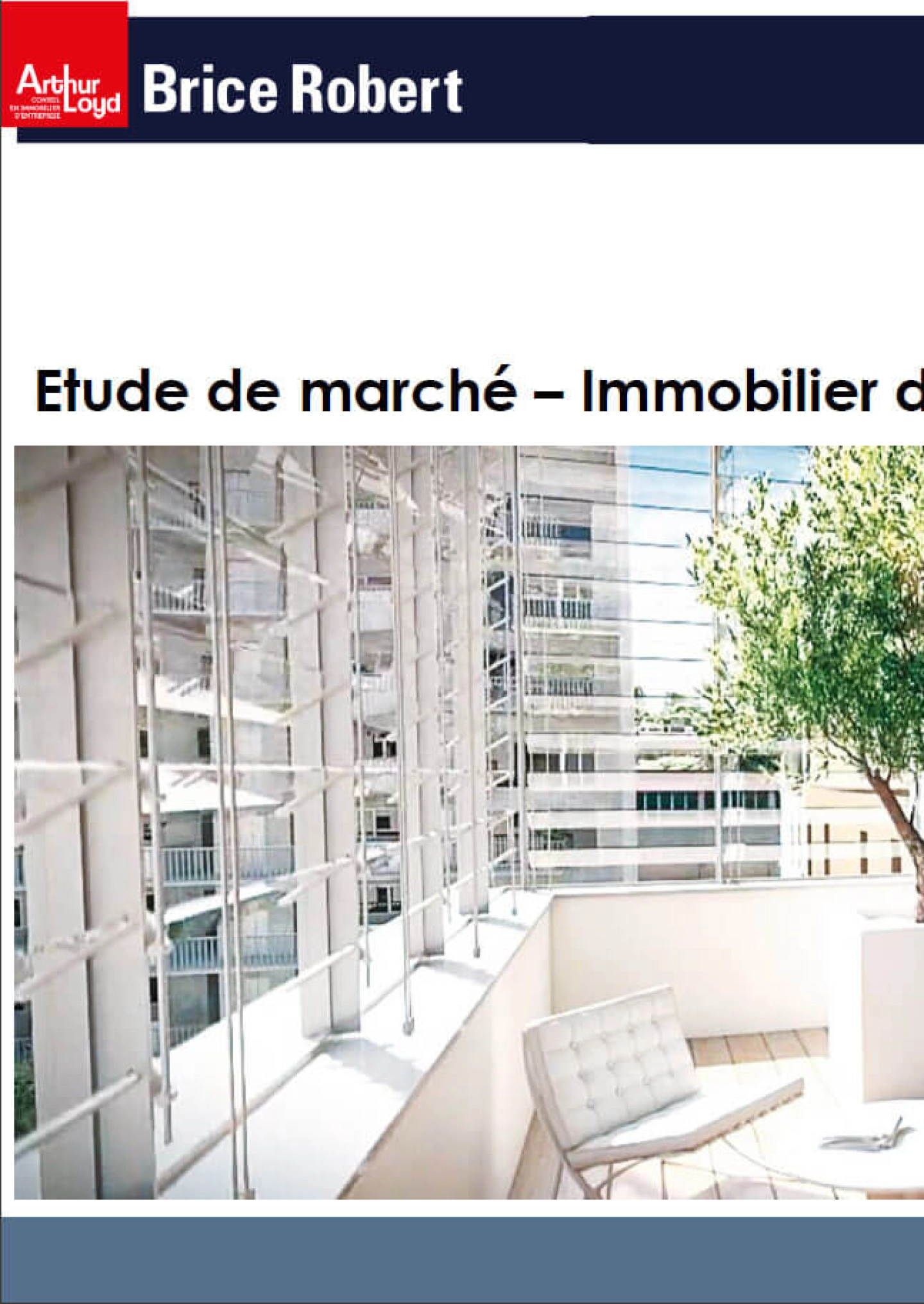 Étude de marché Bureaux - Cumul T3 2016